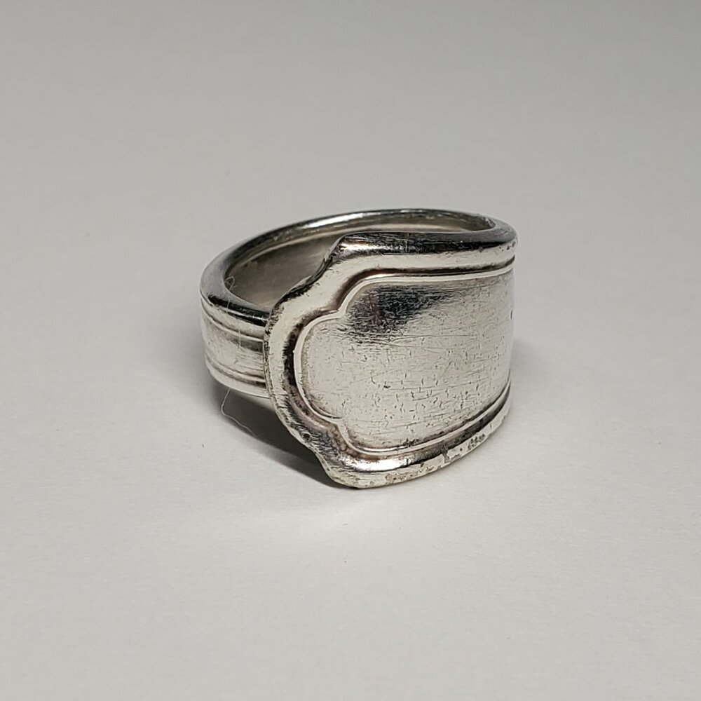 Silver Spoon Ring, Size 4